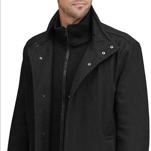 Andrew Marc | Men's Coyle Wool Stand Collar Jacket